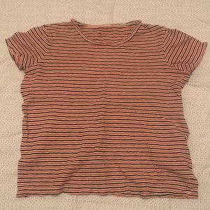 Madewell striped baby tee